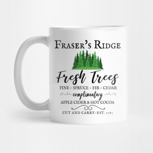 Fraser's Ridge Christmas Trees Holiday Mug